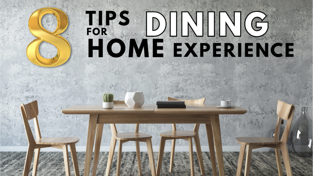 Modern home dining Experience